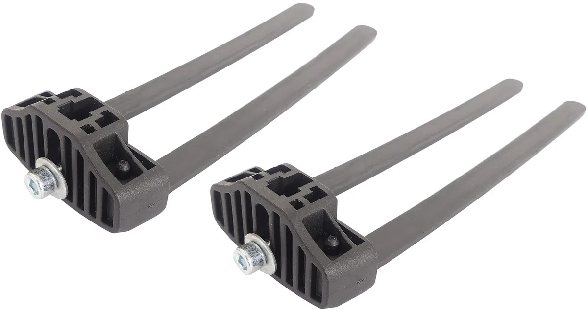 Edge Juego de montaje para candado de anillo Flexmount, adaptador universal, juego de fijación, tiras de montaje