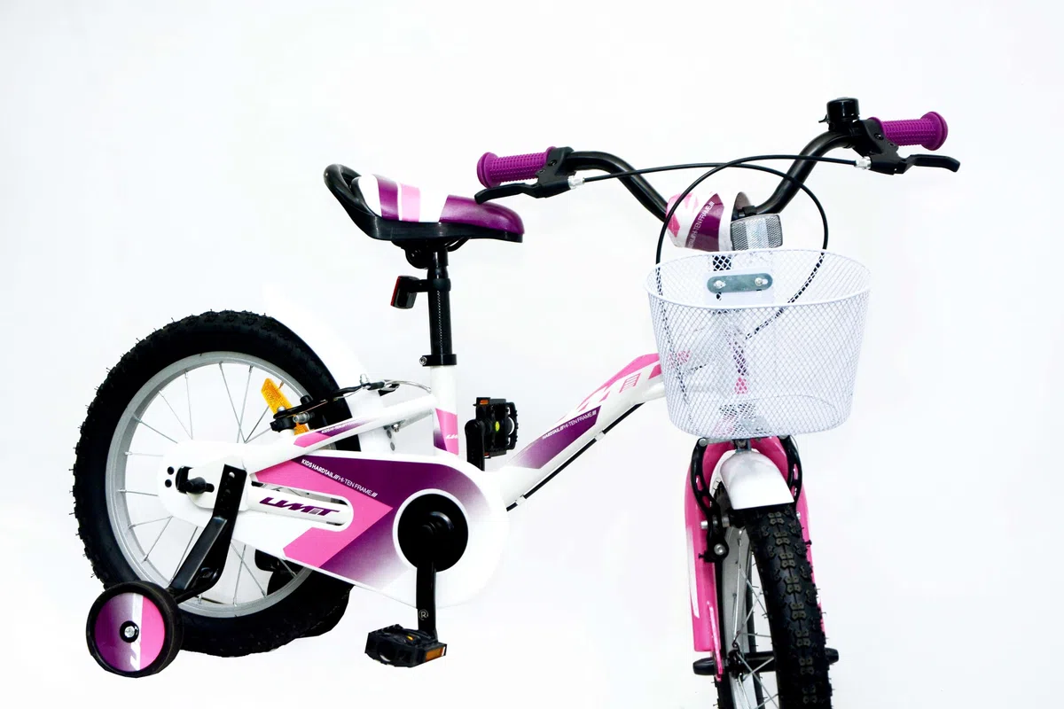 Bicicleta 16 Pulgadas niña | Bicicleta niña 5-7 años + Frenos V-Break + Estabilizadores + Cuadro Acero | Segura y Resistente