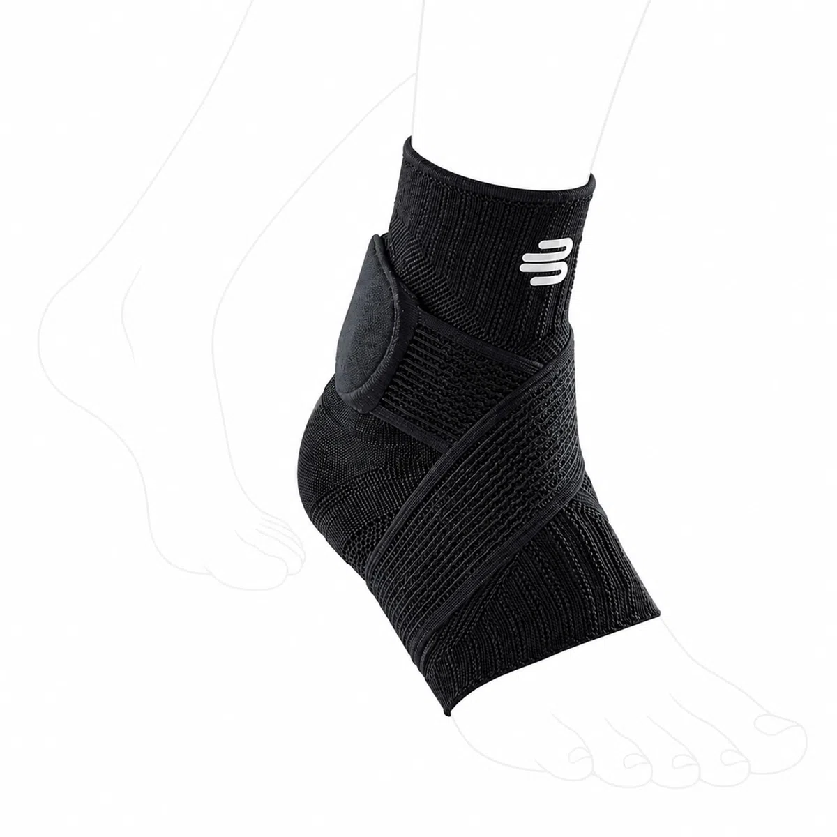 Bauerfeind Vendajes Tenis Vendaje De Tobillo Negro
