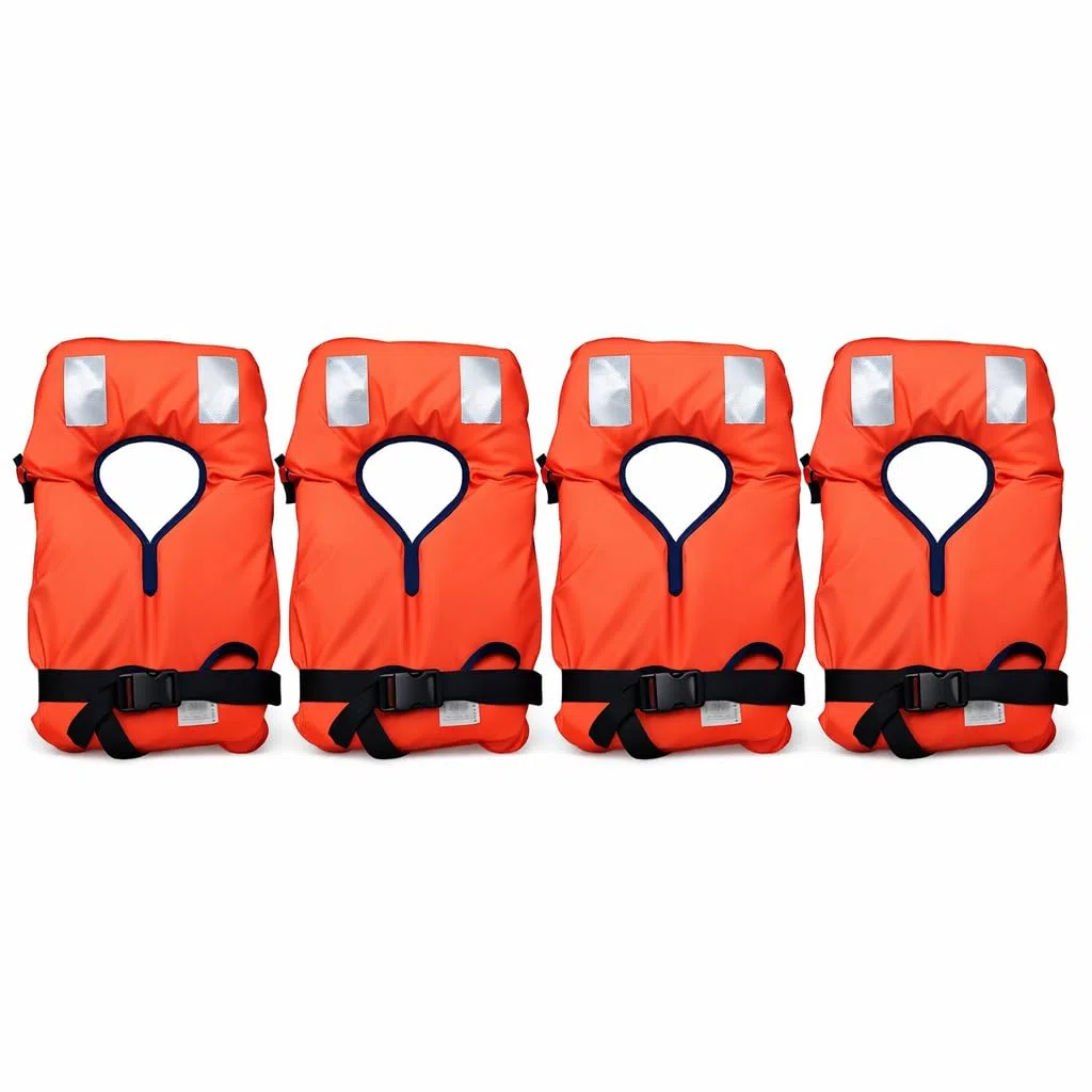 Kit de chalecos salvavidas para identificaciones (homologados, obligatorios) para barco, bote inflable, vela,