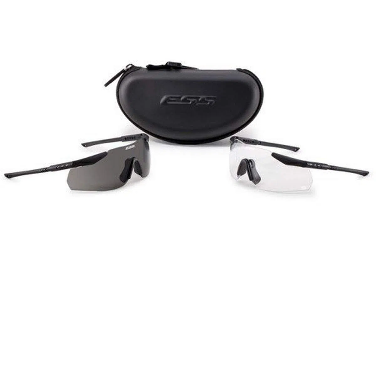 Mossy Oak ESS Eyewear Ice 2X NARO - Kit de protección para ojos, color negro
