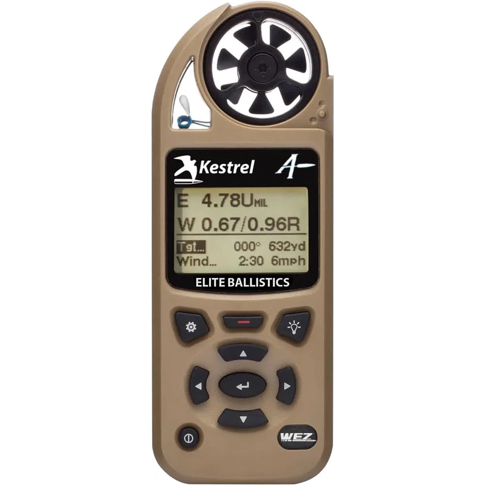 Kestrel 5700X WEZ - Medidor meteorológico con balística aplicada, color marrón