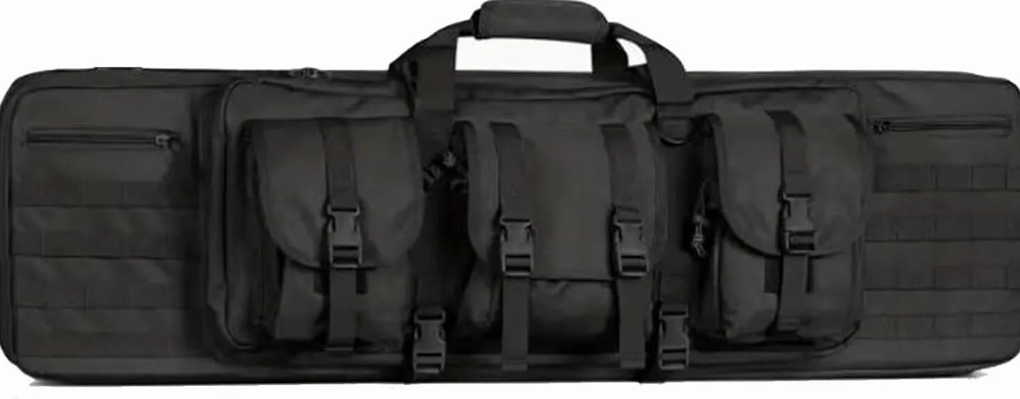 Genérico Caza Táctica Rifle Gun Case Airsoft Gun Bag al Aire Libre Militar de Tiro de Francotirador Pistola de Transporte Mochila de Protección