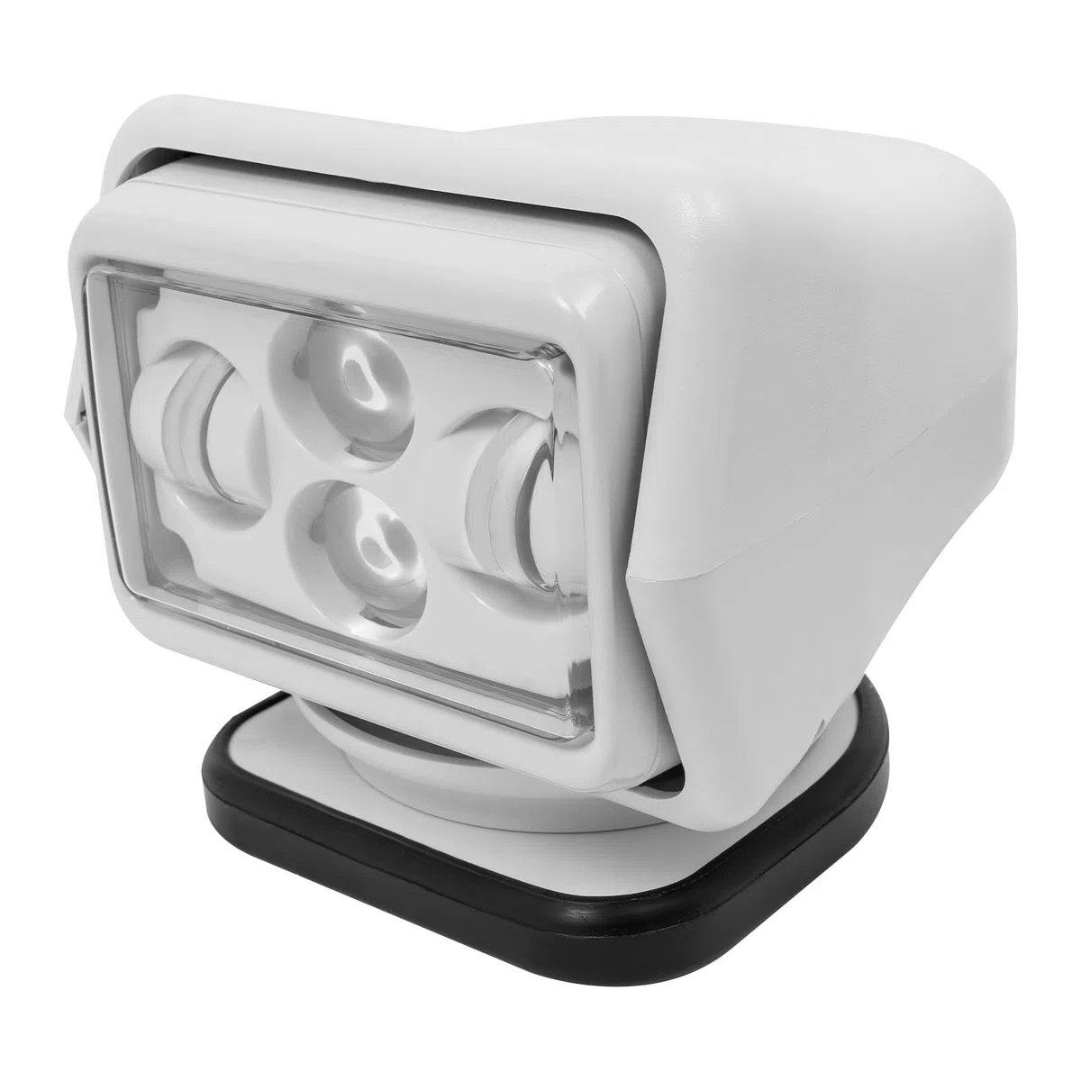 Faro de investigación para barcos, faro de trabajo LED, mando a distancia, faro adicional de 12 V para vehículos offroad, camping, marina con potencia de 60 W, 8000 lúmenes, alcance de 600 metros
