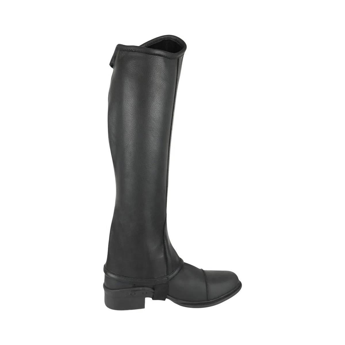 AK Curved Zip Full Grip Leather Horse Riding Half Chaps AKRS-1013
