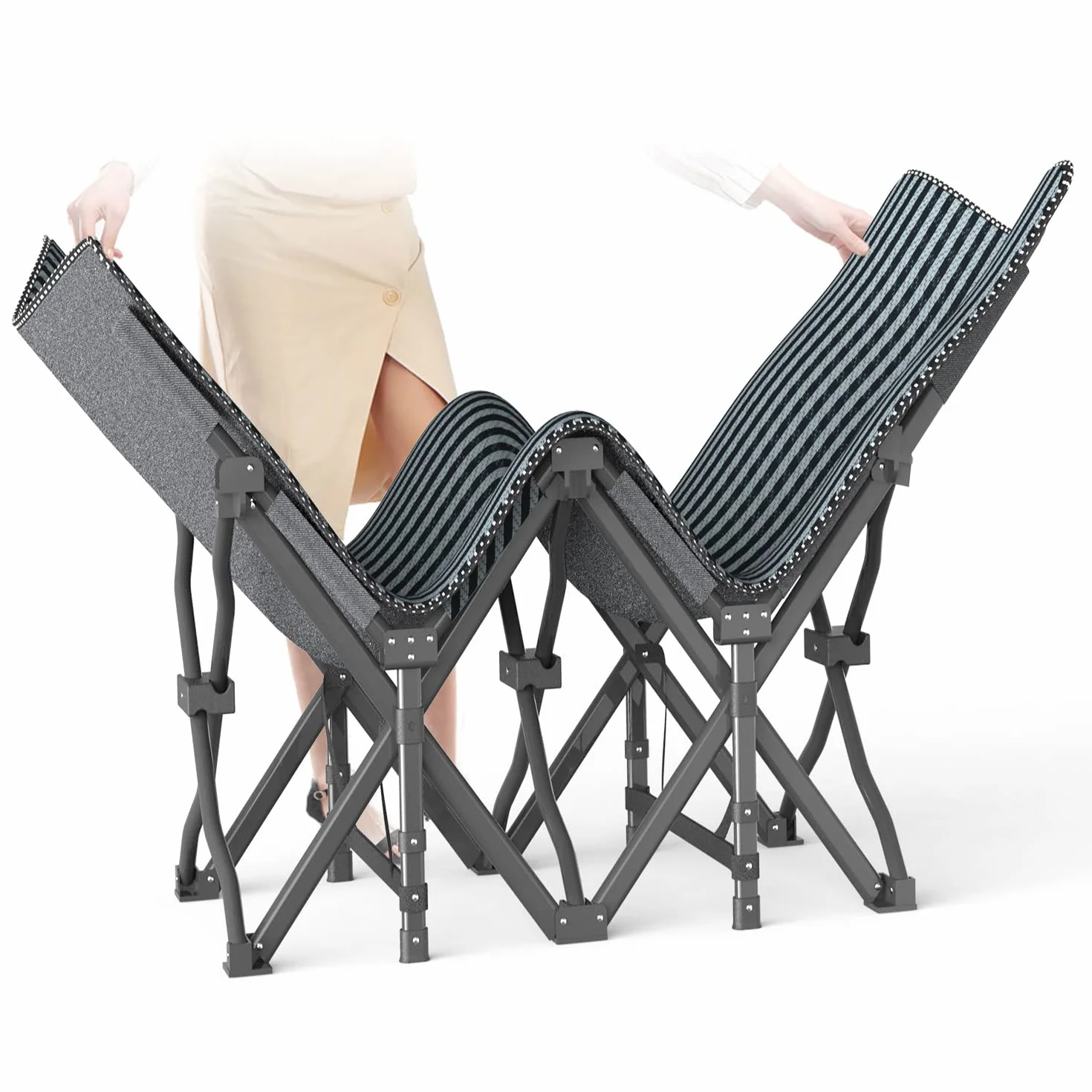 ATORPOK SHOP Cama de camping plegable, plegable hasta 200 kg para, resistente, portátil, bolsa de viaje, cómoda