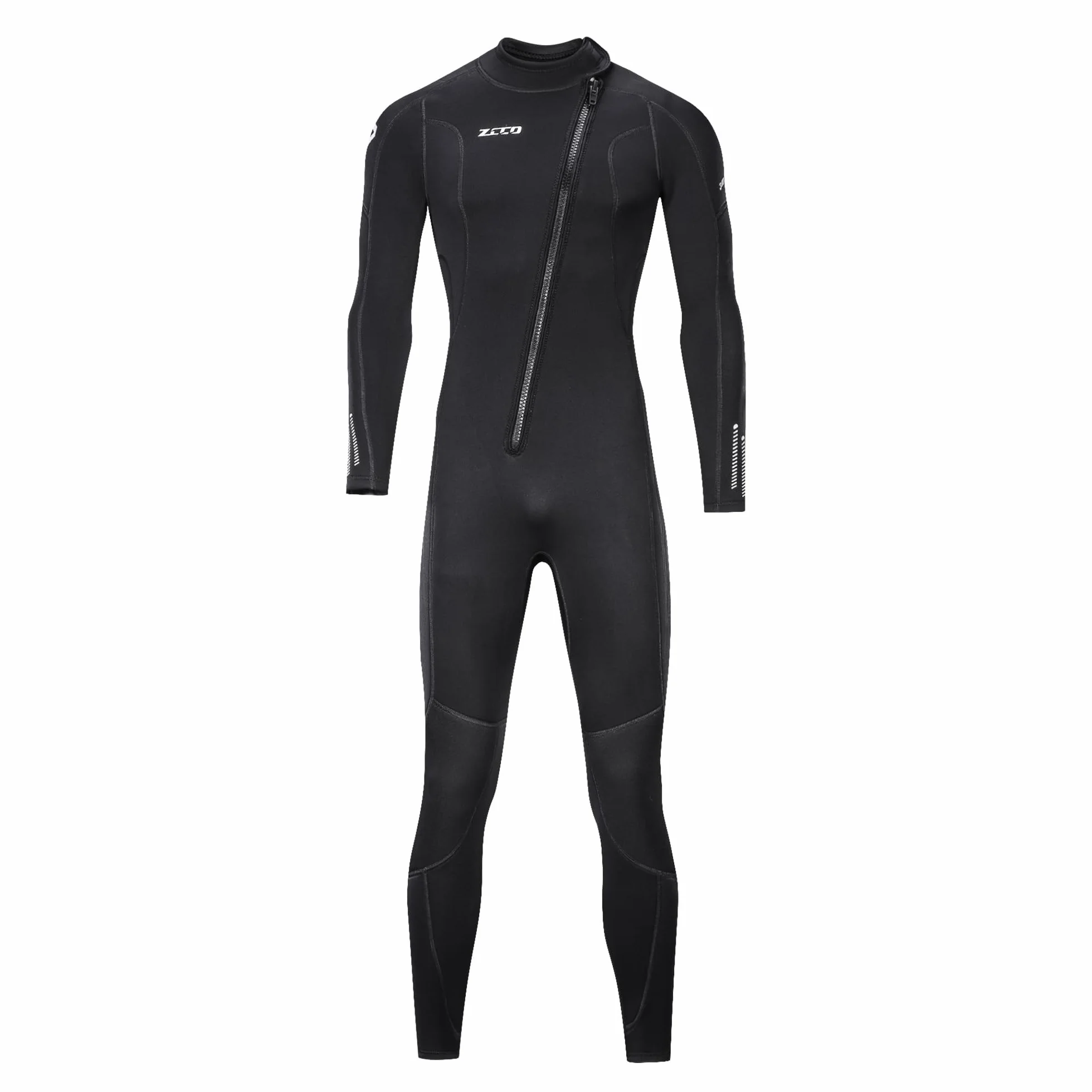 ZCCO Traje de Neopreno Ultra elástico de 3 mm con Cremallera Frontal, Traje de Buceo Completo, una Pieza para Hombres y Mujeres, esnórquel, Buceo, natación, Surf