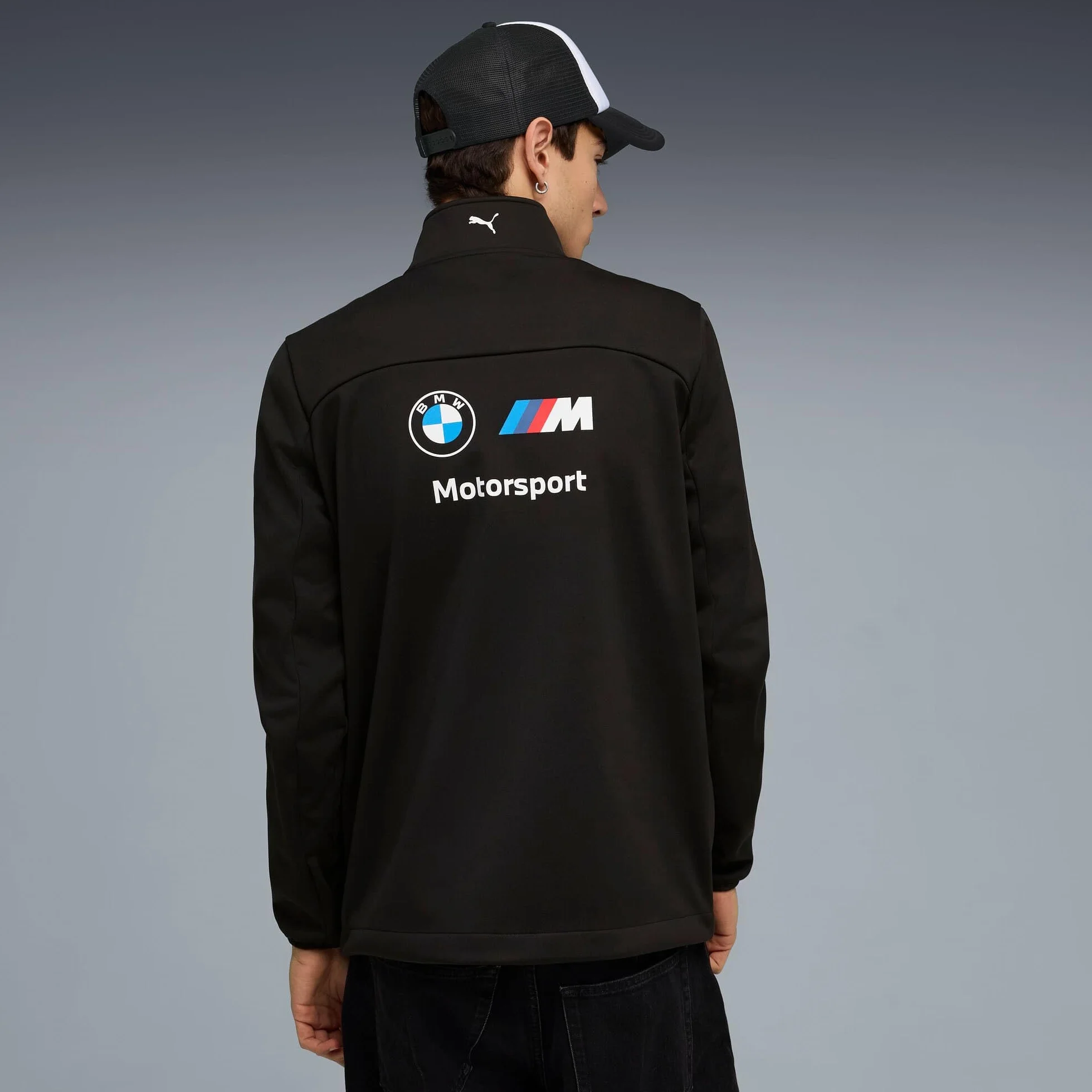 PUMA BMW M Motorsport Chaqueta Softshell para Hombre – Negro
