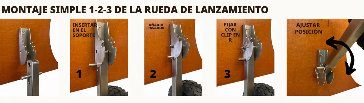 Ruedas de Botadura, Ruedas de Barco, Ruedas de Lanzamiento, Bote inflable, Plegable, Acero inoxidable