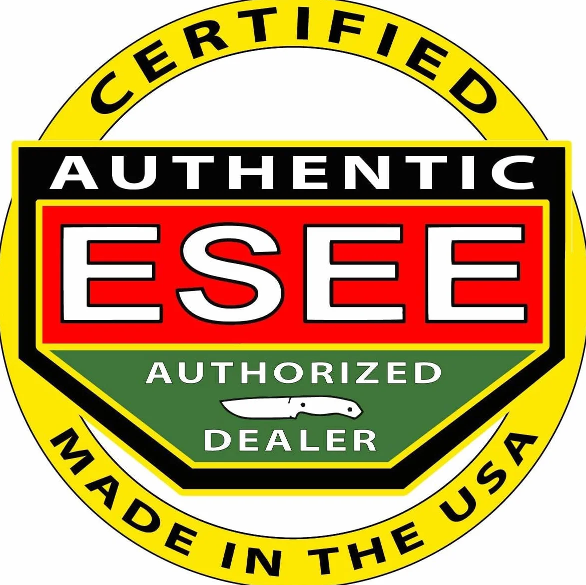 ESEE-3 S35V cuchilla, vaina negra (mango negro G-10 3D).