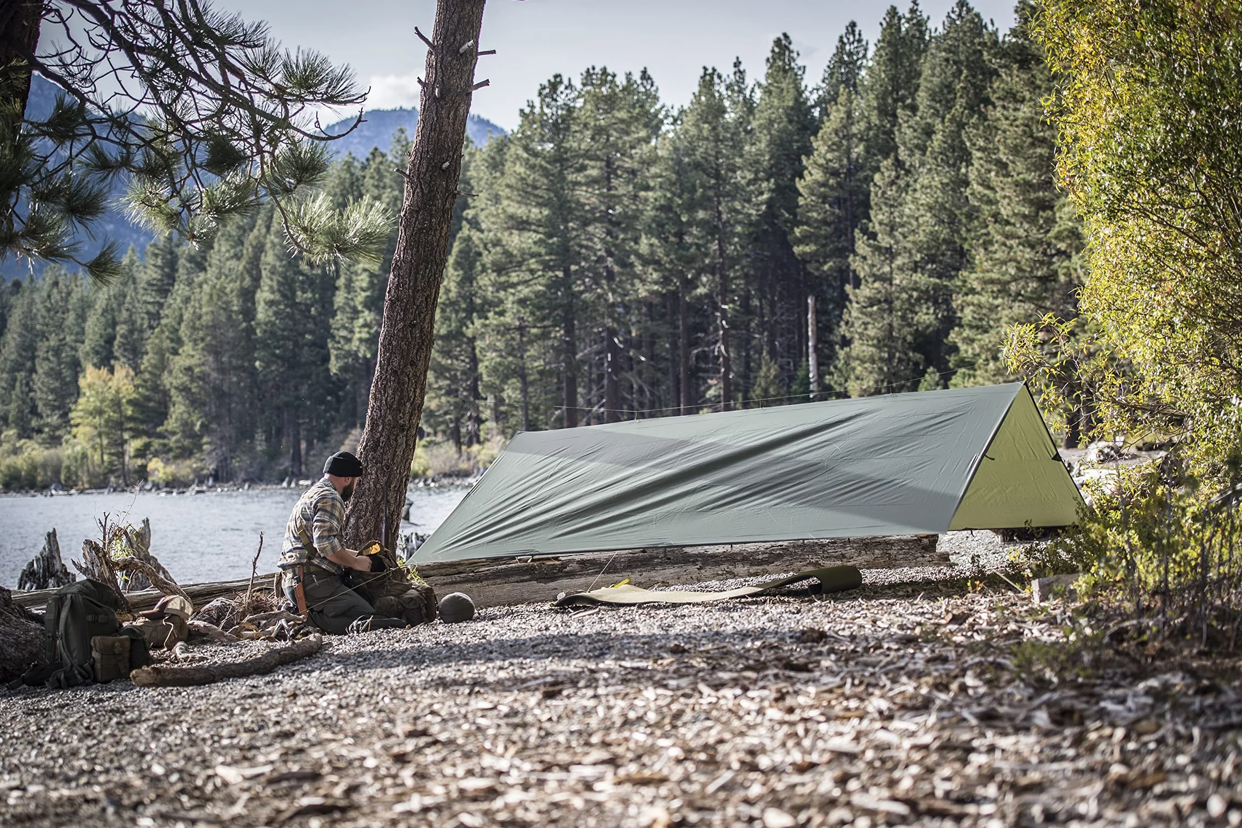 Helikon-Tex Supertarp Polish Woodland, línea Bushcraft