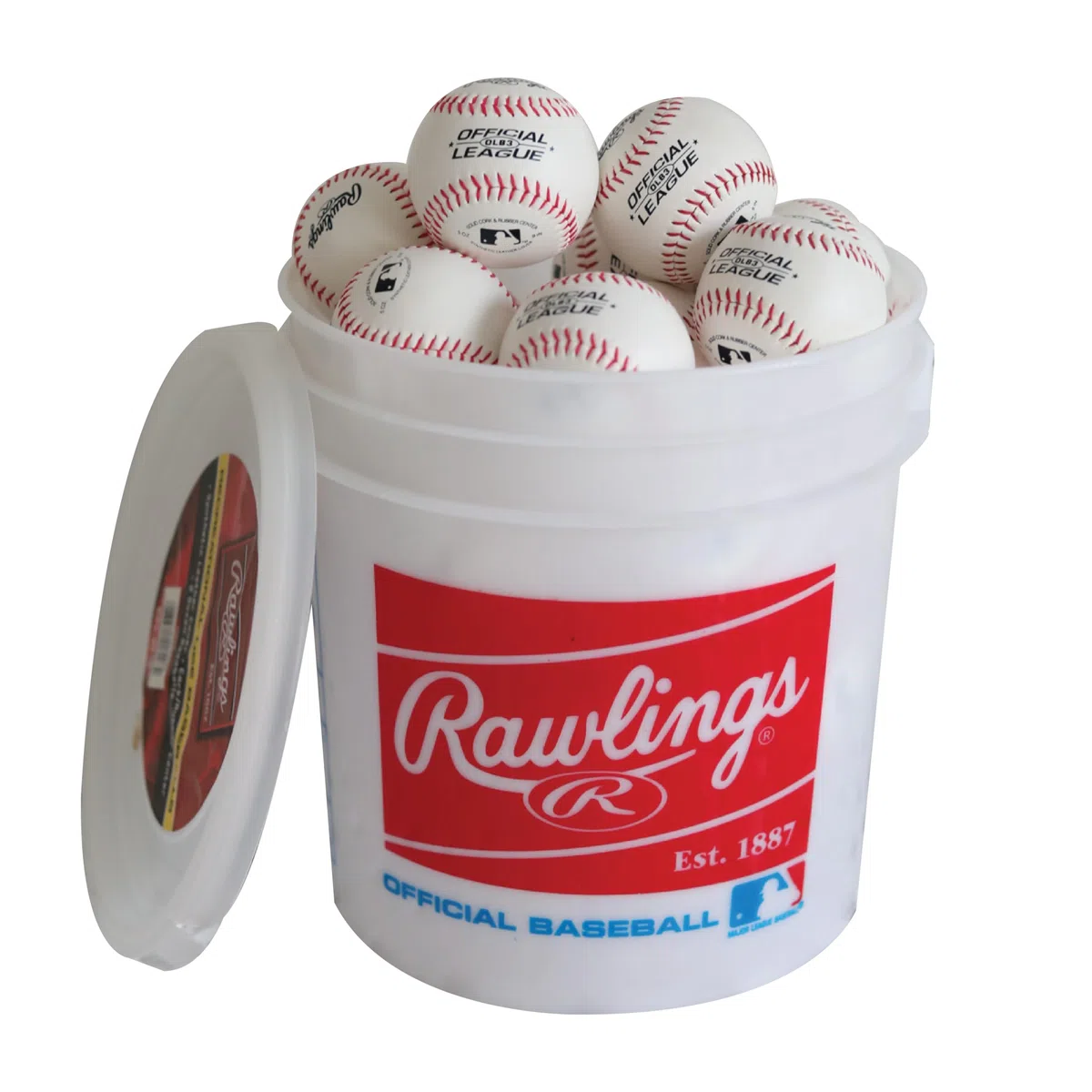 Rawlings OLB3BUCK24 Baseball ball Rojo, Color blanco balon deportivo - balones deportivos