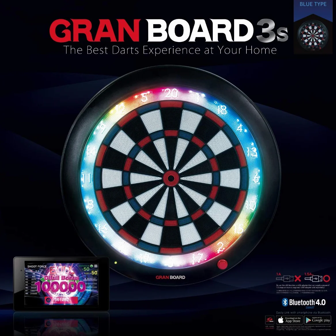 Gran Tablero Inteligente Board 3S, Color Azul