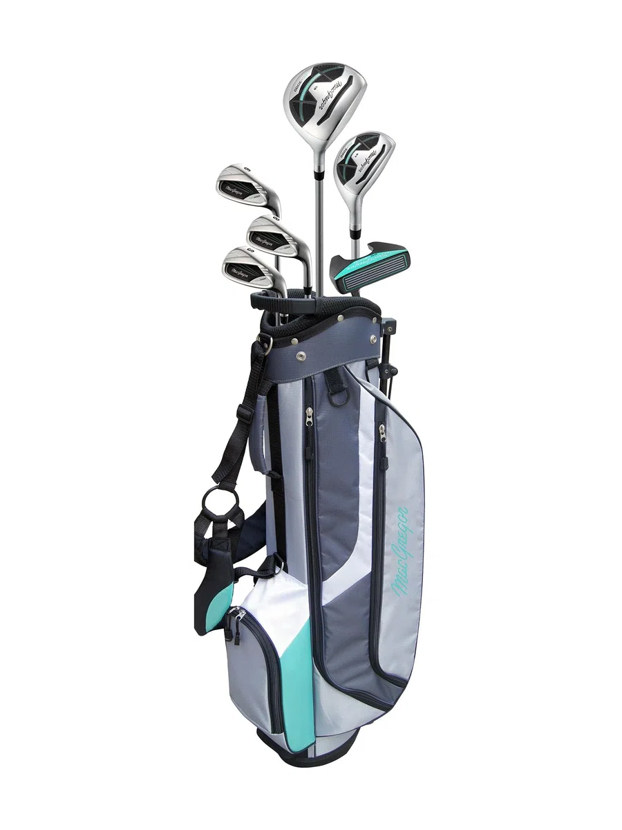 MACGREGOR Cg3000 Womens Half Package Set & Golf Club Bag Contenido del Paquete:, Mujeres, Plata, Ladies Right Hand