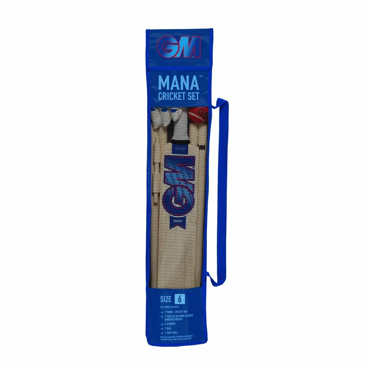 Gunn & Moore Maná Juego de Bate y tocones de críquet, Juventud Unisex, 32