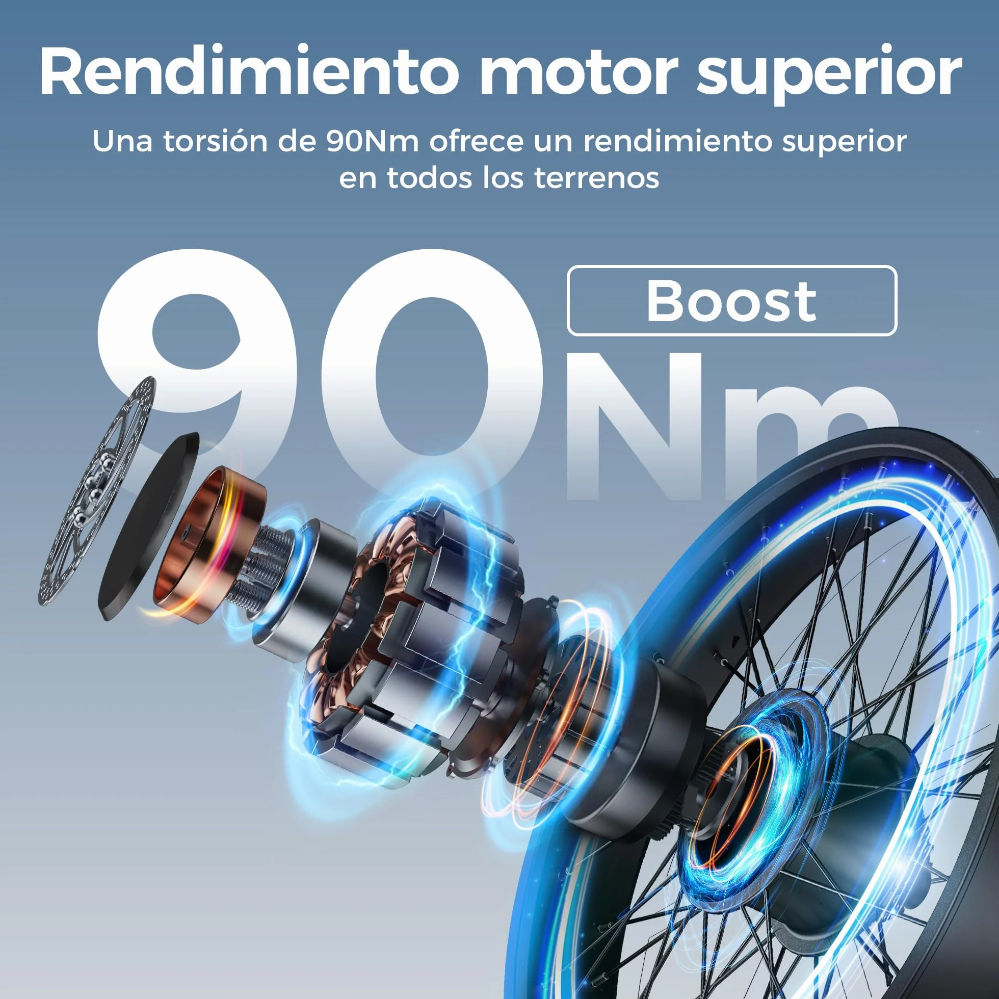 ENGWE Engine Pro 3.0 Boost Bicicleta Eléctrica Plegable | Carga Rápida en 2 horas, autonomía de hasta 130KM, Equipado con GPS y OTA, Sensor de par y Frenos Hidráulicos