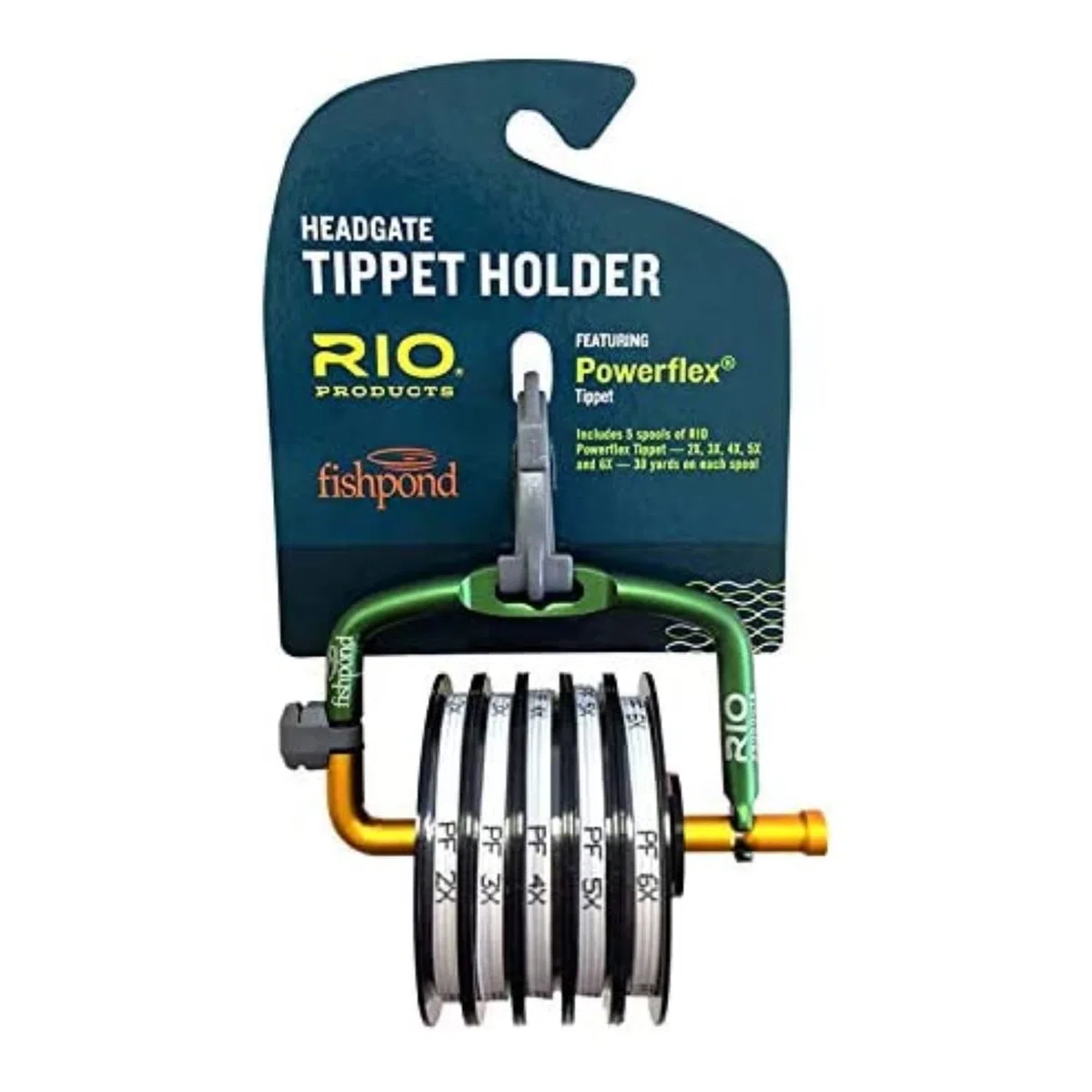 Rio Puerta de Cabeza Tippet para Pesca con Mosca con Aparejos de Pesca PowerfleX-Tippet 2X~6X, Transparente