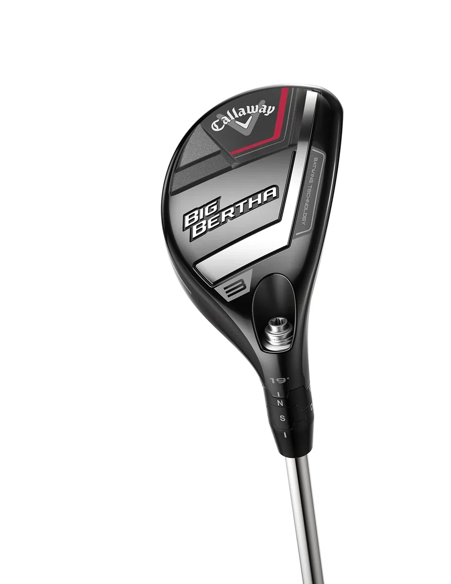 Callaway CG Hy Big Bertha 23 Palos híbridos de Golf, Hombres, Negro/Rojo