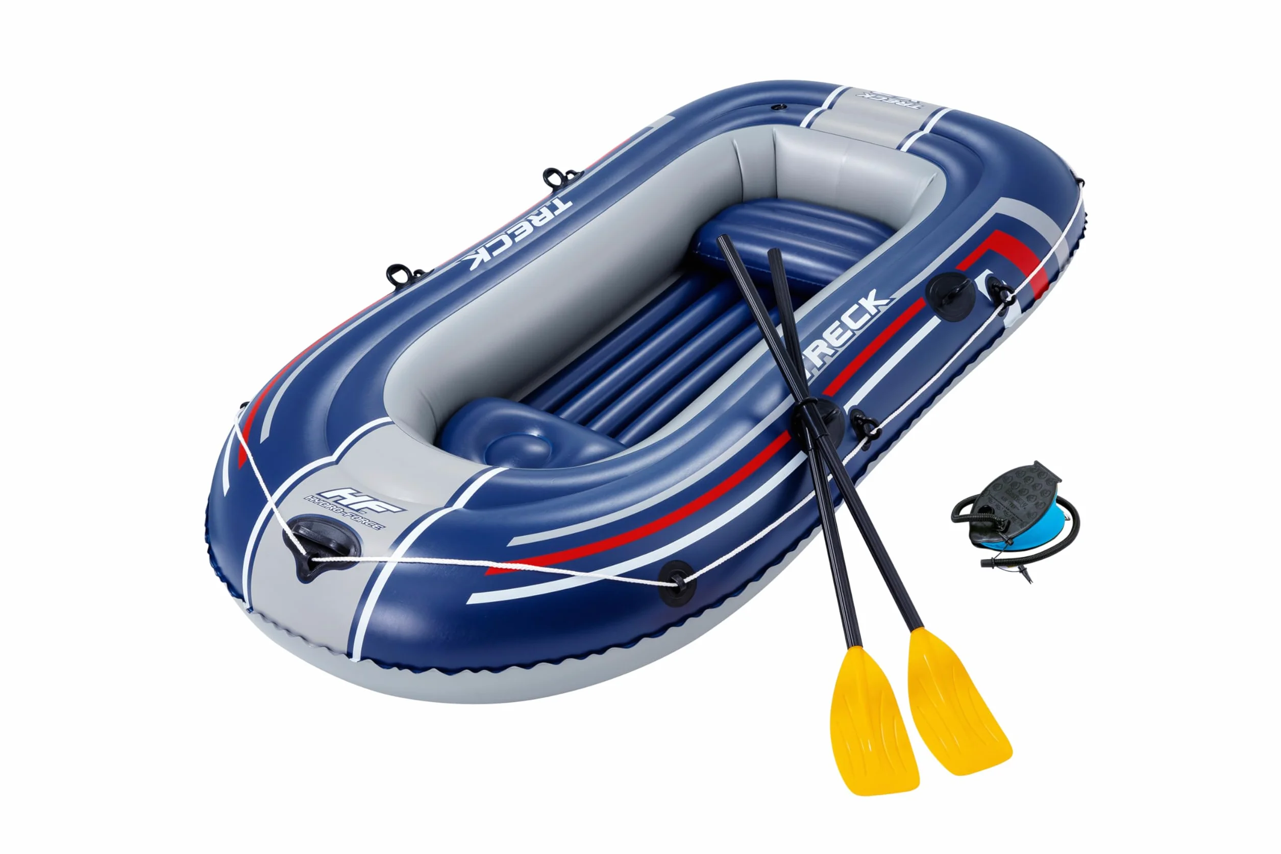 BESTWAY Barca Hinchable para 2 Adultos y 1 Niño Bestway Hydro-Force Treck X2 255x127x36 cm Multicolor