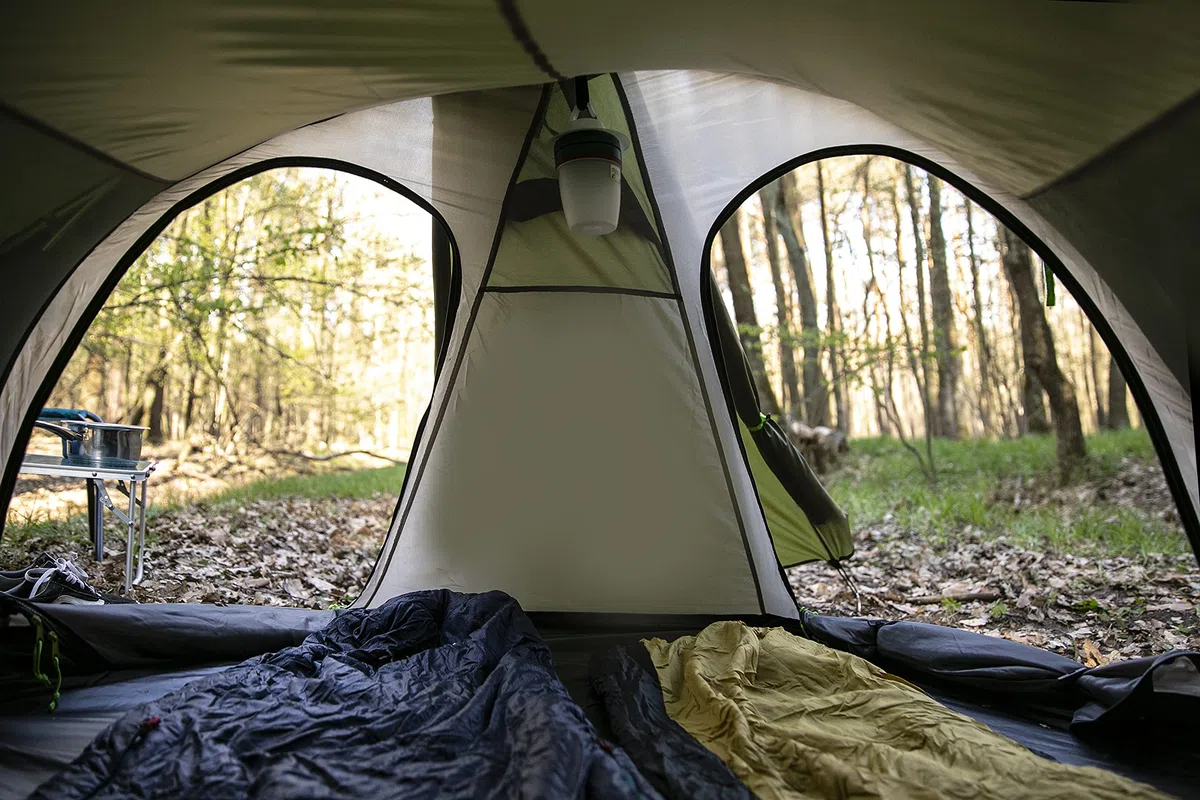peme Tienda de Campaña Cúpula Forest, para 2 Personas, Impermeable 4000mm, Carpa Familiar Ligera para Actividades al Aire Libre como Trekking, Camping y Senderismo, con 2 Entradas