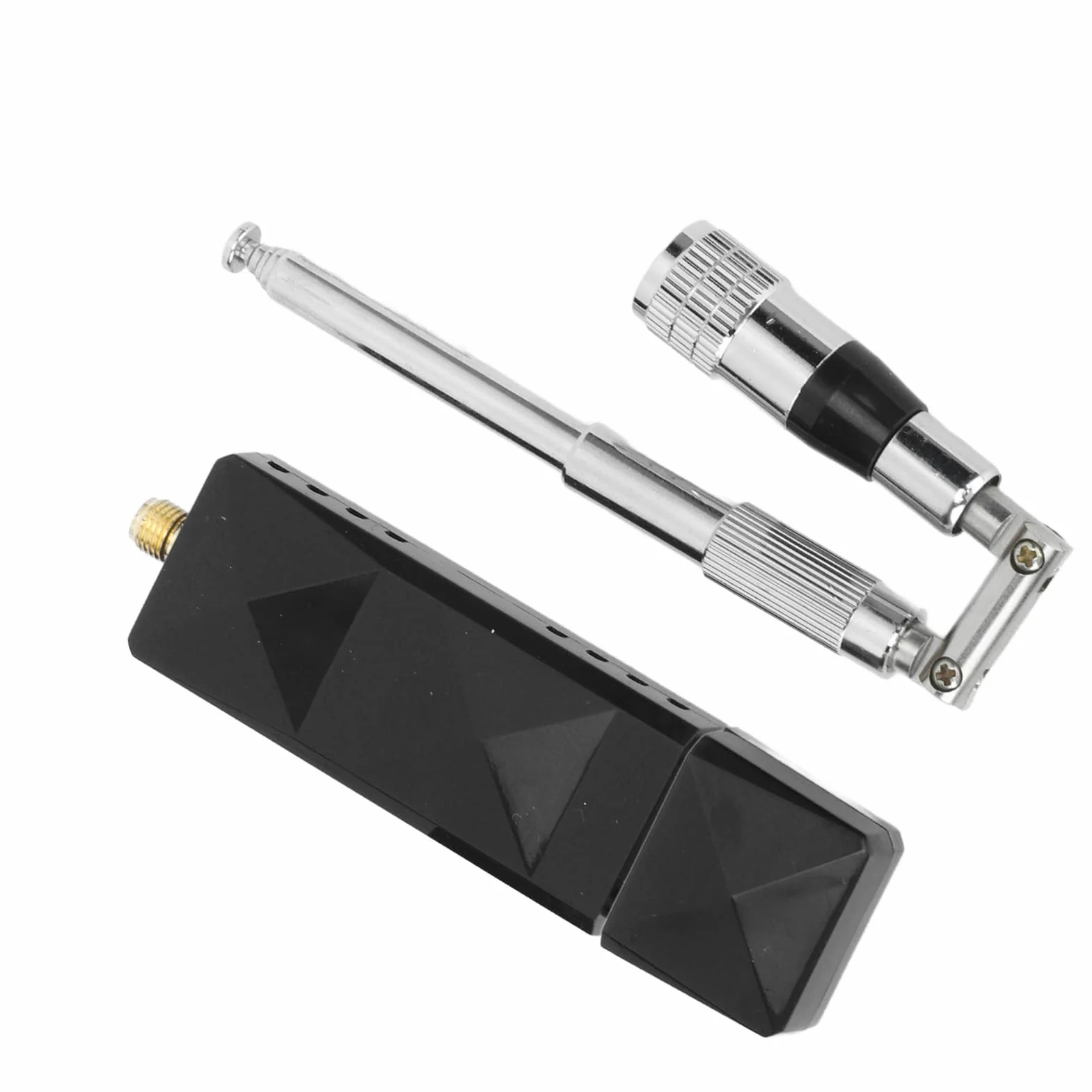 Receptor USB AIS USB con Canal Doble Portátil con Antena de Acero Inoxidable de Acero Inoxidable Plegable para Uso Marino en Barco