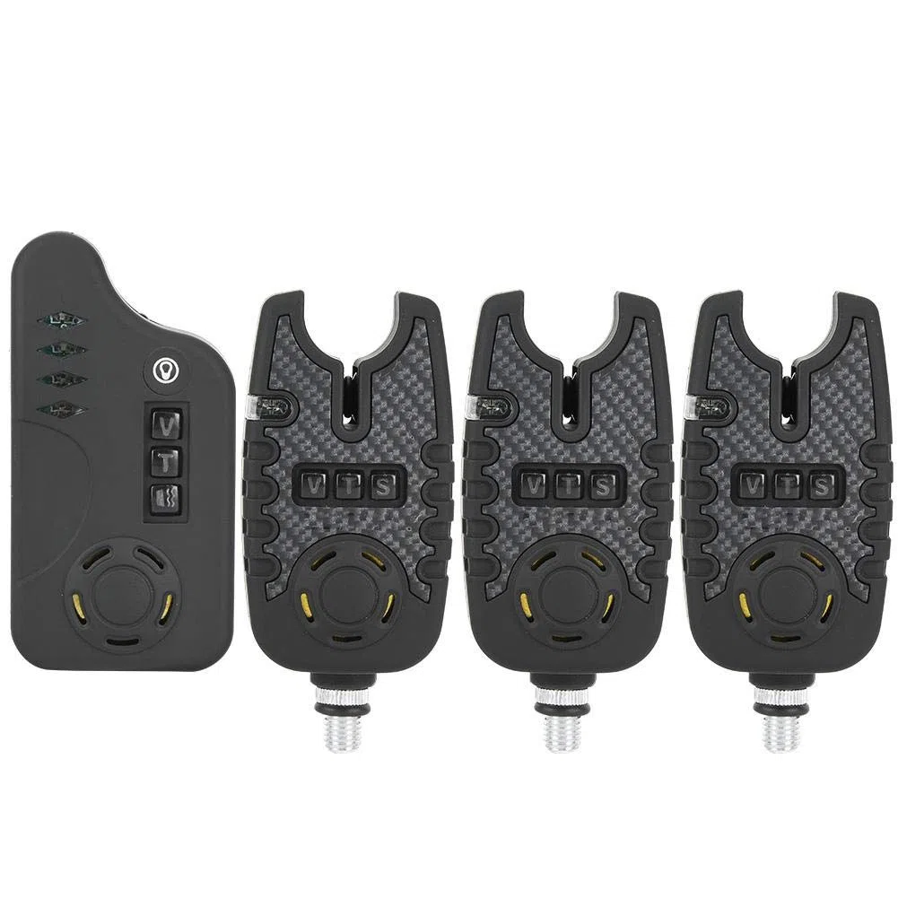 RiToEasysports Alarma de Pesca LED, indicador de Alarma de picadura de Pesca eléctrica ABS con Alerta de Sonido para Pesca Nocturna Diurna Otras Herramientas y Accesorios de Pesca