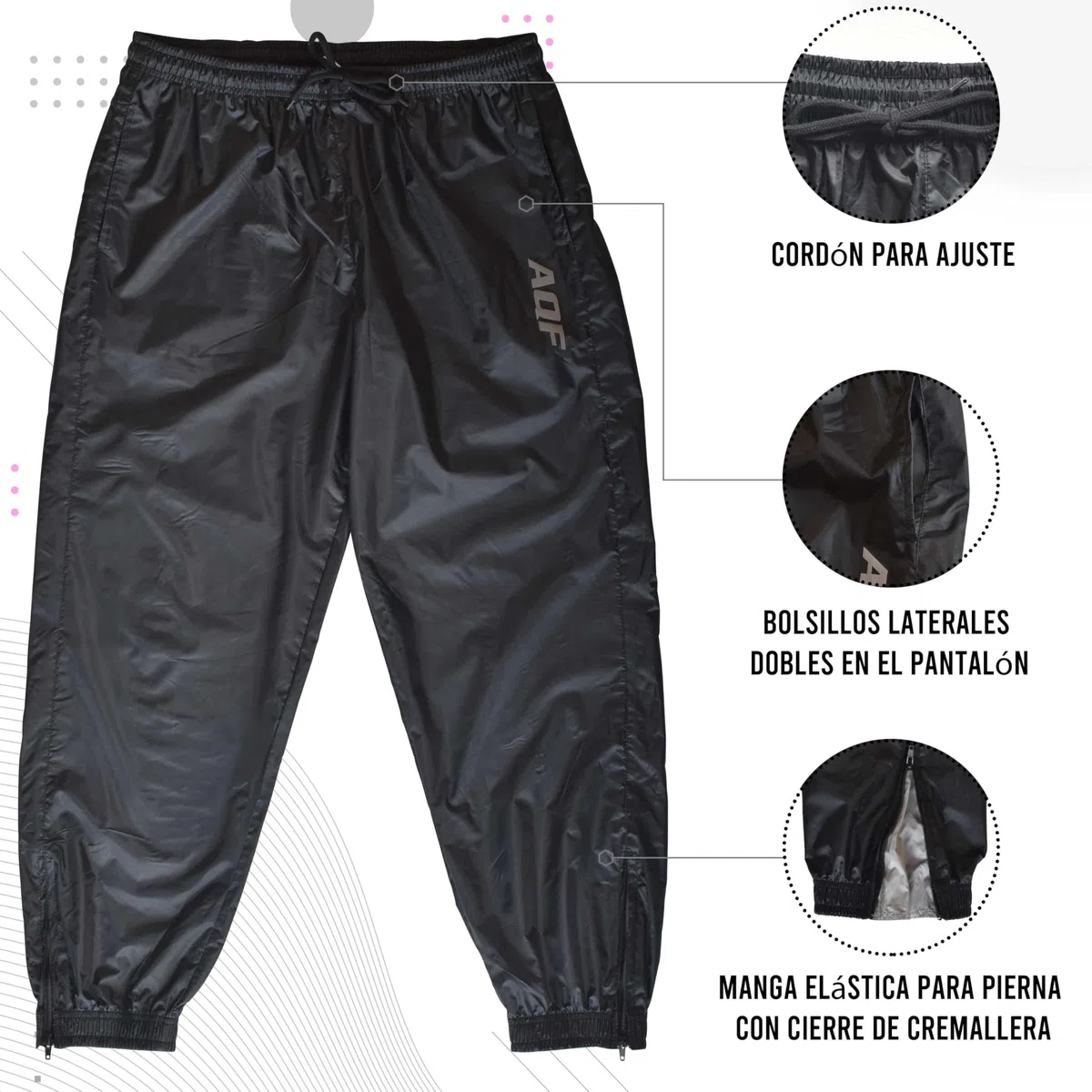 AQF Chándal Sauna, Traje Sauna Hombre, Sauna Suit Mujer, Traje De Sudoracion, chandal sudoracion Para Gimnasio Trotando Running Fajas (Chandal Sauna Completo)