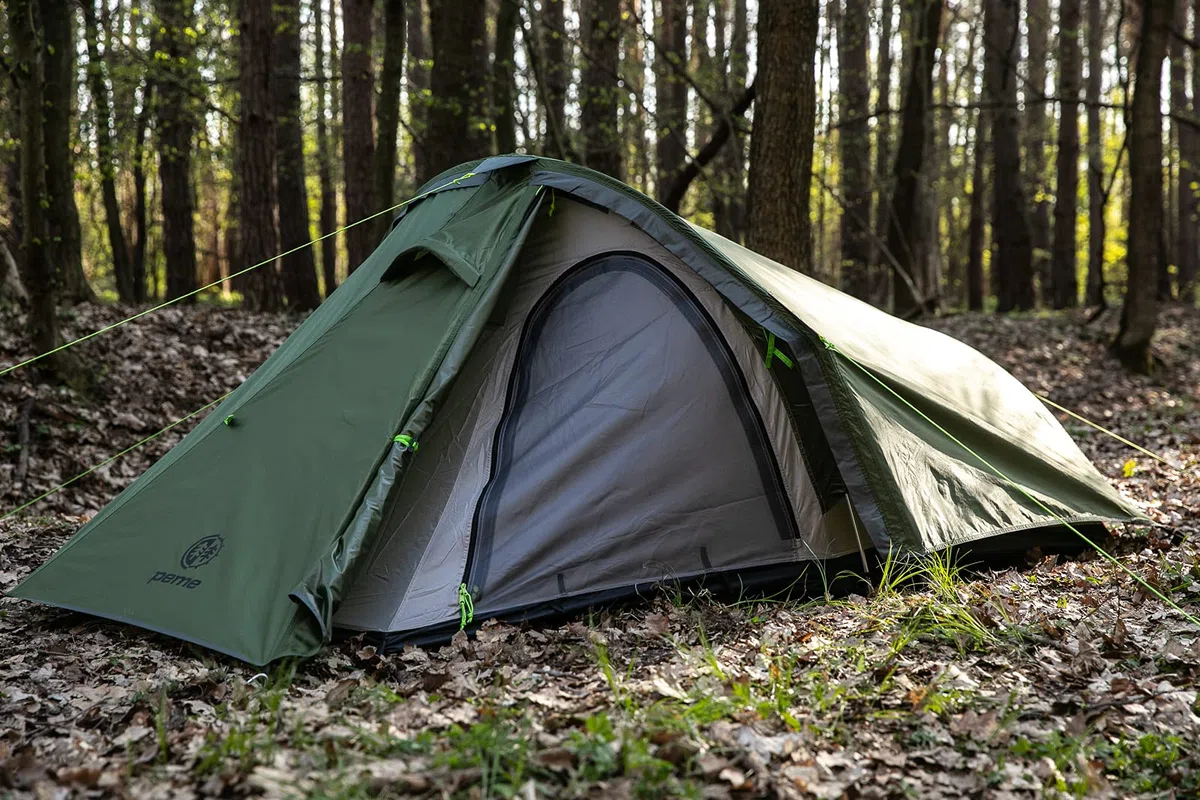 peme Tienda de Campaña Cúpula Forest, para 2 Personas, Impermeable 4000mm, Carpa Familiar Ligera para Actividades al Aire Libre como Trekking, Camping y Senderismo, con 2 Entradas