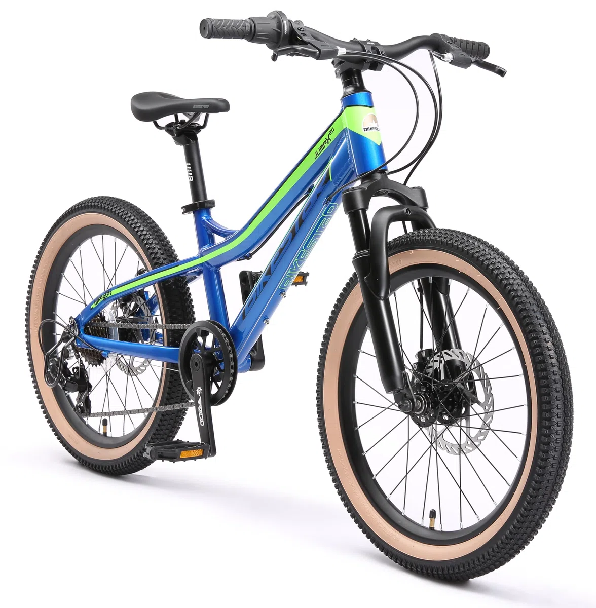 BIKESTAR Bicicleta de montaña de Aluminio Bicicleta Juvenil 20 Pulgadas de 6 a 9 años | Cambio Shimano de 7 velocidades, Freno de Disco, Horquilla de suspensión | niños Bicicleta