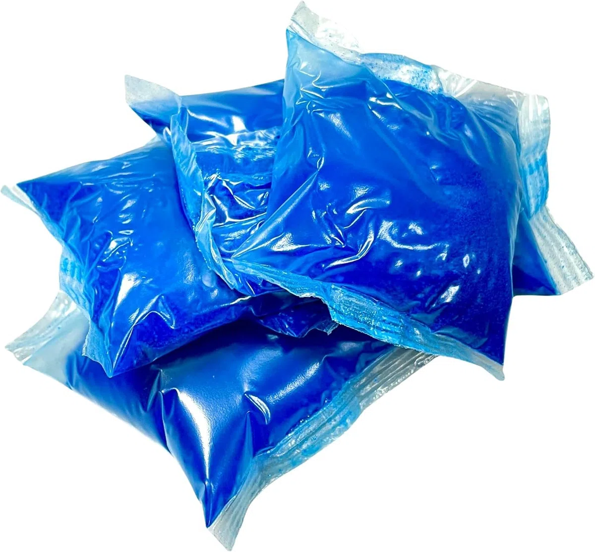 6 botes de Aqua Kem Blue, en paquetes de 15 bolsitas