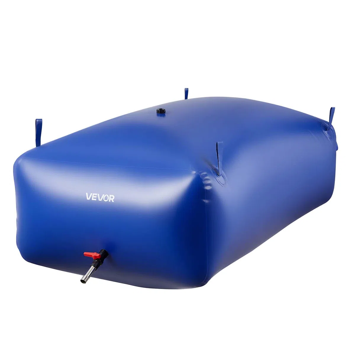 VEVOR ​Vejiga del Almacenamiento de Agua con Válvula, Bolsa de Agua Portátil y Plegable, Resistente a Fugas, para Autocaravanas, Camiones, Uso en Exteriores (Azul, 1000L)