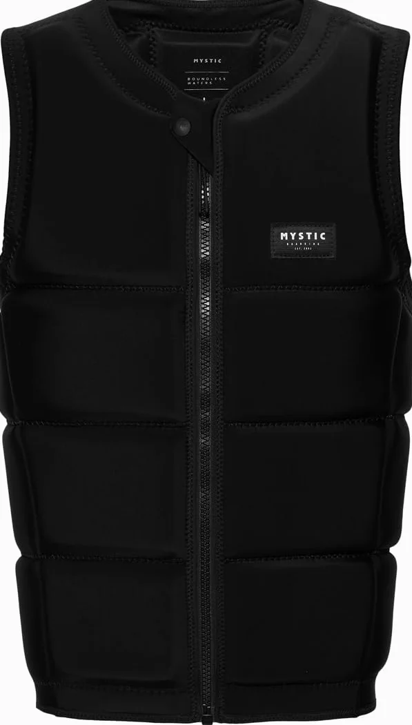 Mystic Mens Star Front Zip Wake Impact Vest 35005.240245 - Black