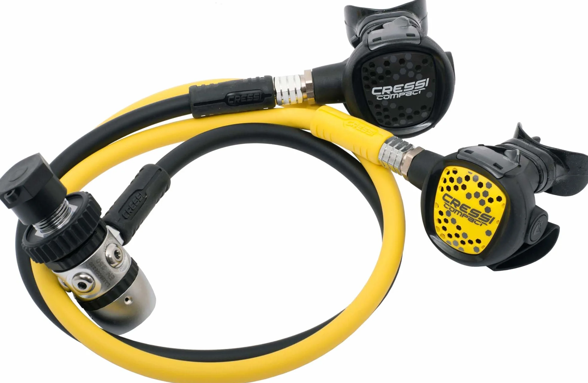 Cressi HY788051 - Set regulator de buceo XS COMPACT + AC2 DIN