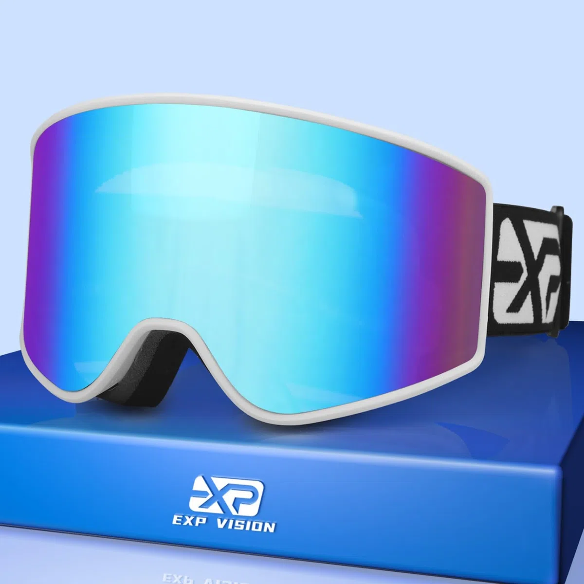 EXP VISION Ski Goggles Gafas de esquí Unisex, para hombre y mujer (Pack de 1)