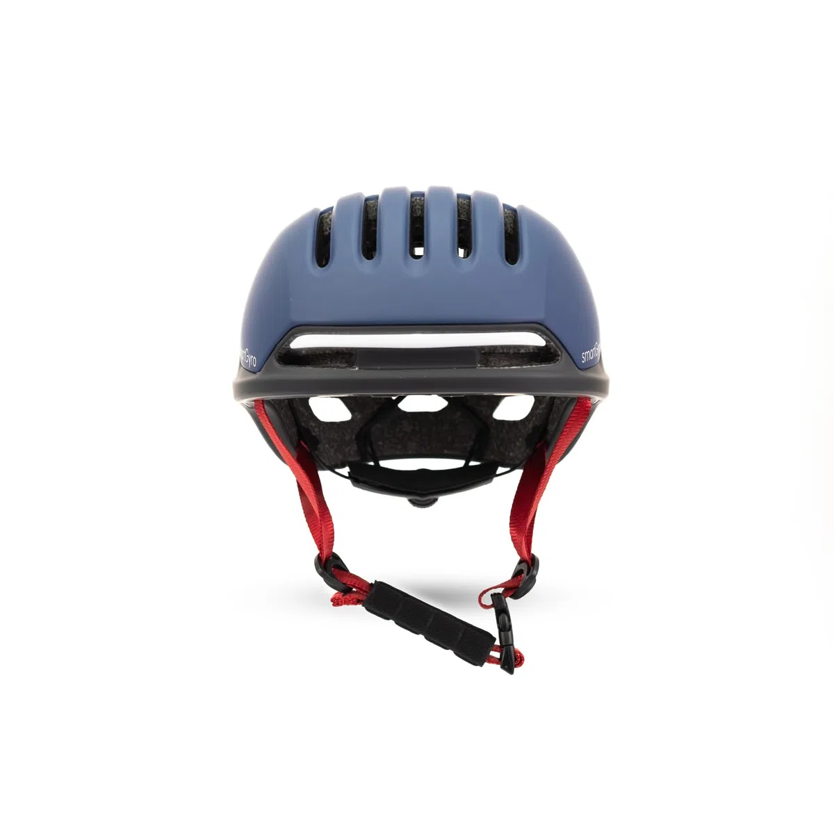 smartGyro Casco Inteligente - Smart Helmet 2 Blue con luz de Frenado Automática, Tamaño M/L, EPS + PC, Visera Delantera, Batería, Leds Delanteros y Traseros, Color Azul