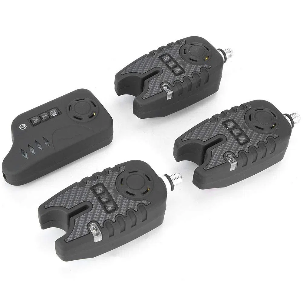 RiToEasysports Alarma de Pesca LED, indicador de Alarma de picadura de Pesca eléctrica ABS con Alerta de Sonido para Pesca Nocturna Diurna Otras Herramientas y Accesorios de Pesca