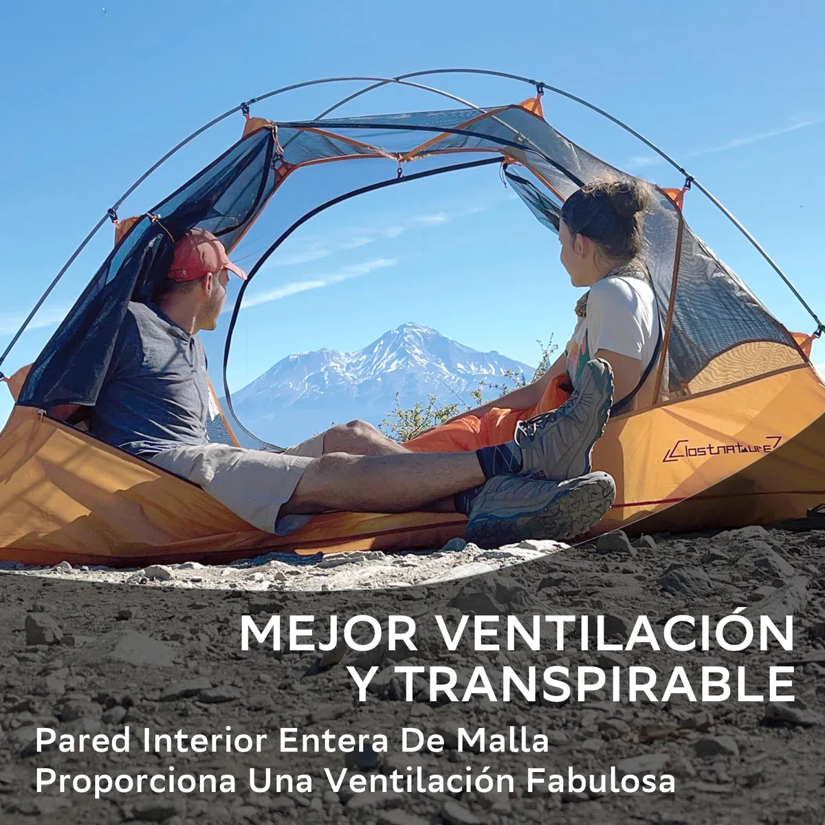 Clostnature - Tienda de Campaña para 2/3/4 Personas para Acampar - Tienda de Campaña Impermeable para Exteriores,Tienda de Campaña Compacta con Tamaño de Paquete Pequeño,Festival
