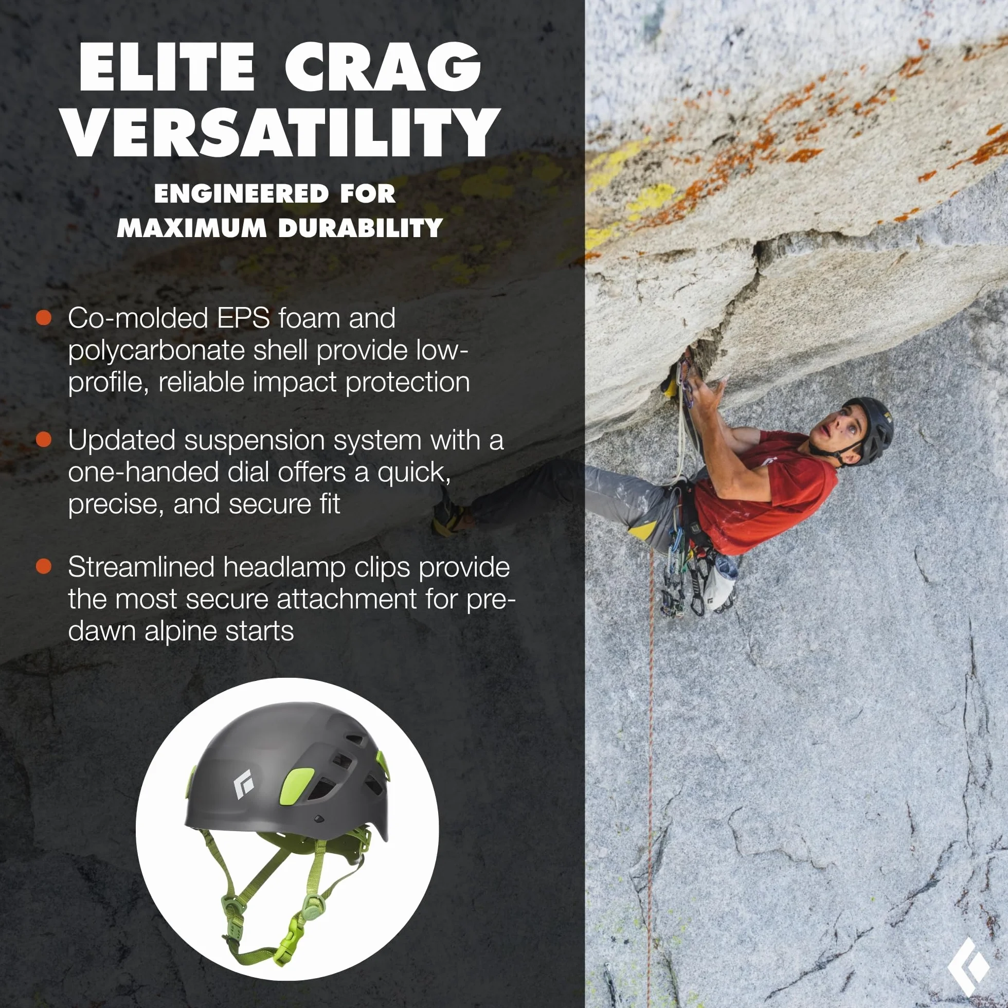 Black Diamond Half Dome - Casco de escalada - blanco Contorno de la cabeza
