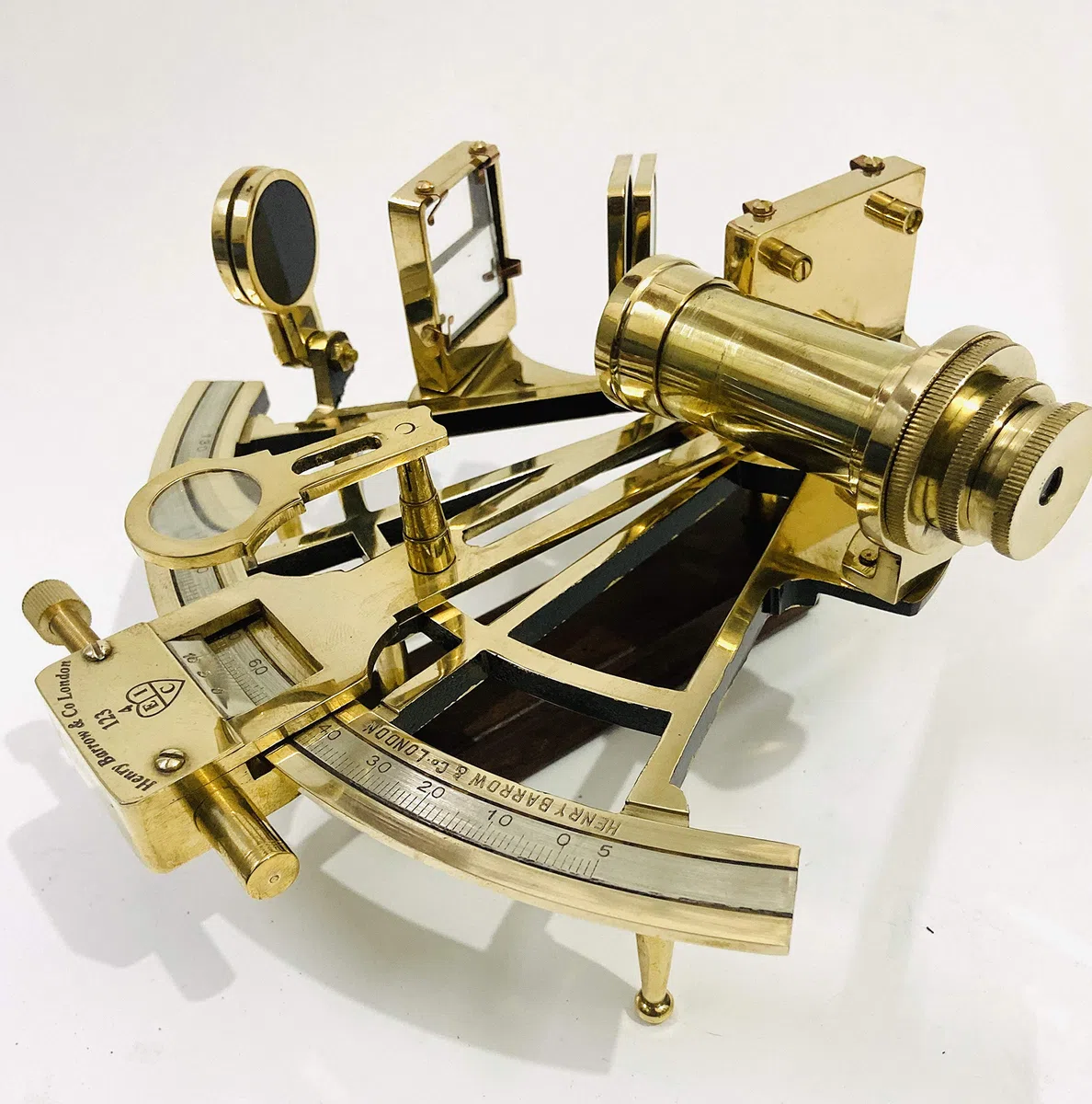 Nautical 8" Brass Working Sextant Navigational Marine Ship Astrolabe Sextant