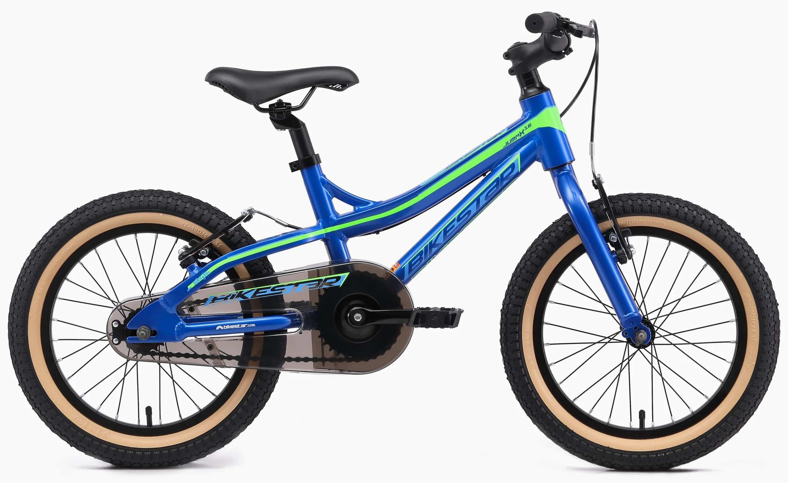 BIKESTAR Bicicleta Infantil Aluminio para niños y niñas a Partir de 4 años | Bici 16 Pulgadas con Freno en V | 16" Bici de montaña |