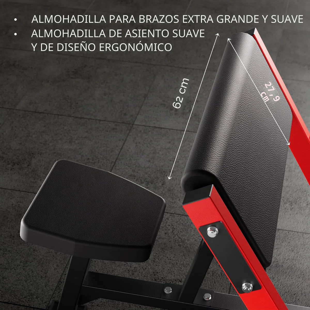 Banco y máquina de entrenamiento para bíceps, tríceps y tríceps ajustables, para gimnasio en casa