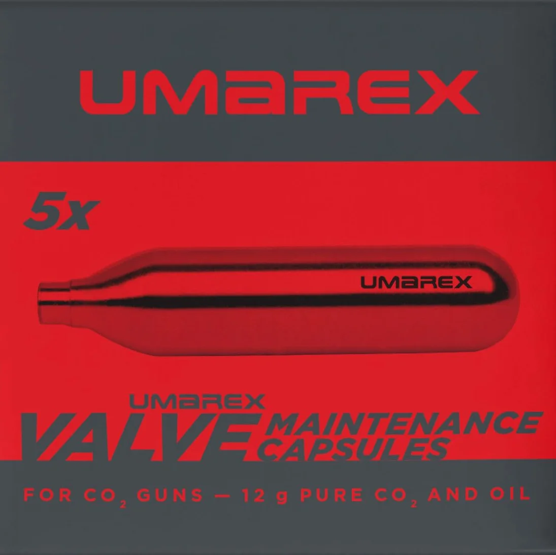 Umarex Cápsulas de mantenimiento de válvulas de CO₂ 0,5 g