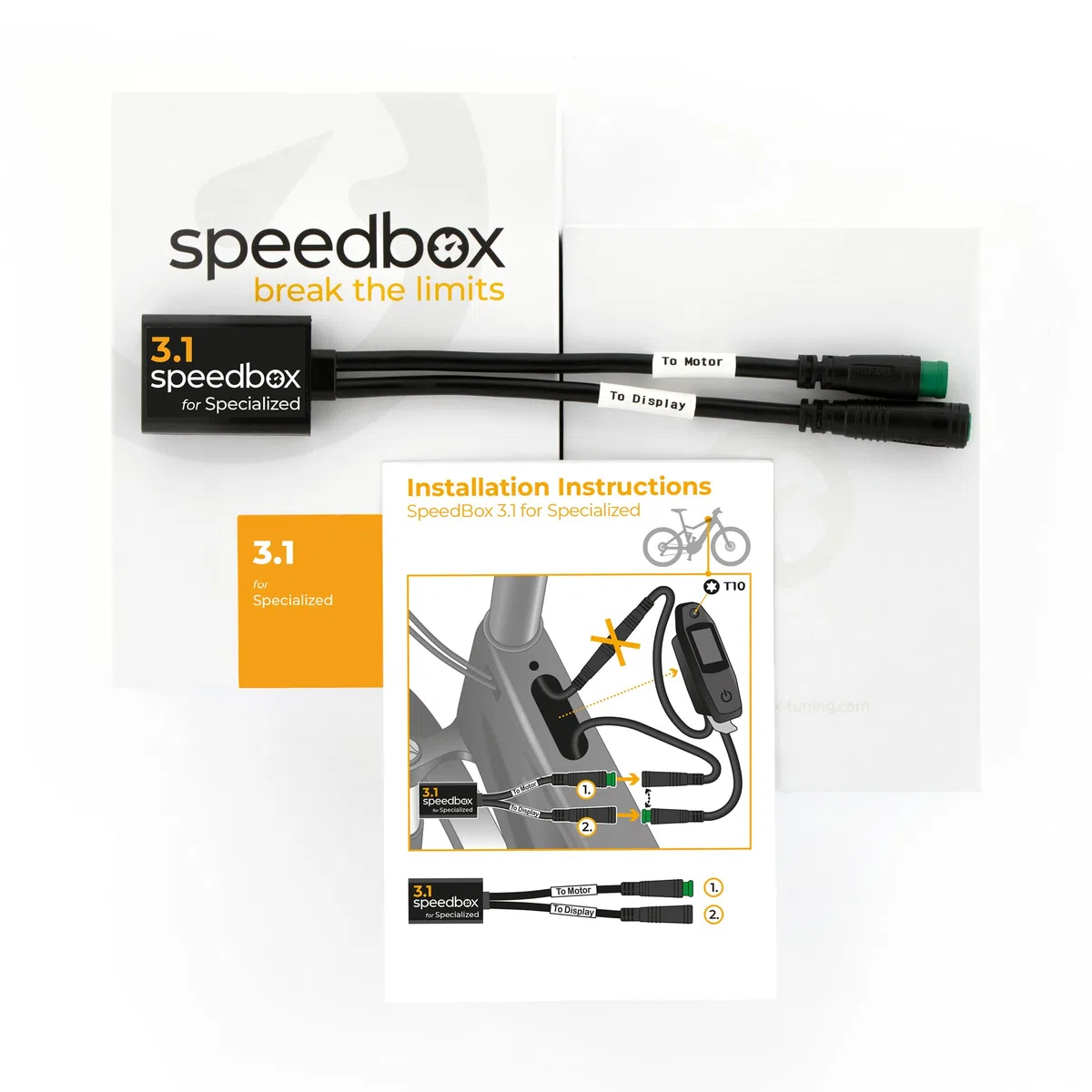 SpeedBox 3.1 Compatible con bicicletas eléctricas y motores especializados/chip de afinación/incl. SL y TCU+MasterMind/Velocidad ilimitada/velocidad ajustable