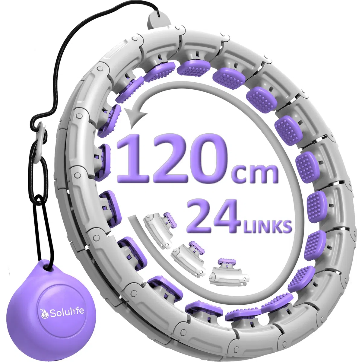 Hula Hoop Niña para Fitness: Diseño Único, Fácil y Ajustable. ¡Diversión Garantizada! Hula Hoop para Adultos Disponible: Ejercicio Divertido y Saludable para Todas Las Edades.