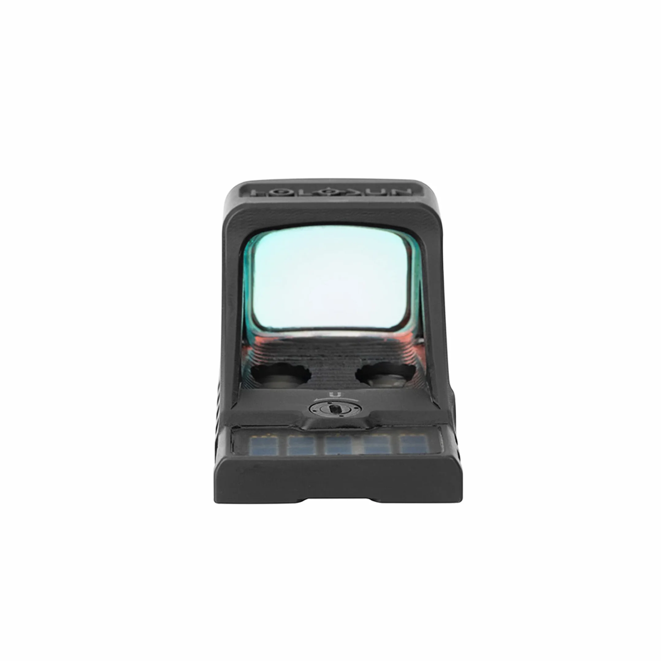 Holosun SCS-MOS-GR 70154184 - Visera reflectante abierta + punto 2MOA intercambiable, panel solar circular 32MOA, color negro, caza, tiro deportivo, airsoft