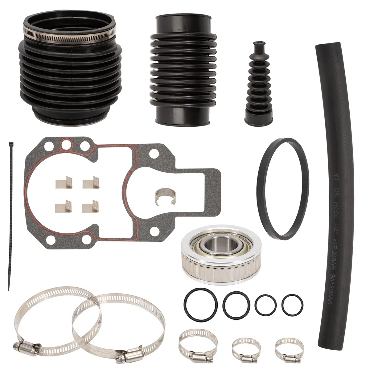 30-803099T1 - Juego de fuelles para Mer-Cruiser Alpha 1 Gen 2 con rodamiento cardán Bellows Transom Kit para Mer-Cruiser Mer-cury Mercruiser Alpha 1 Gen 2 motores de tracción trasera