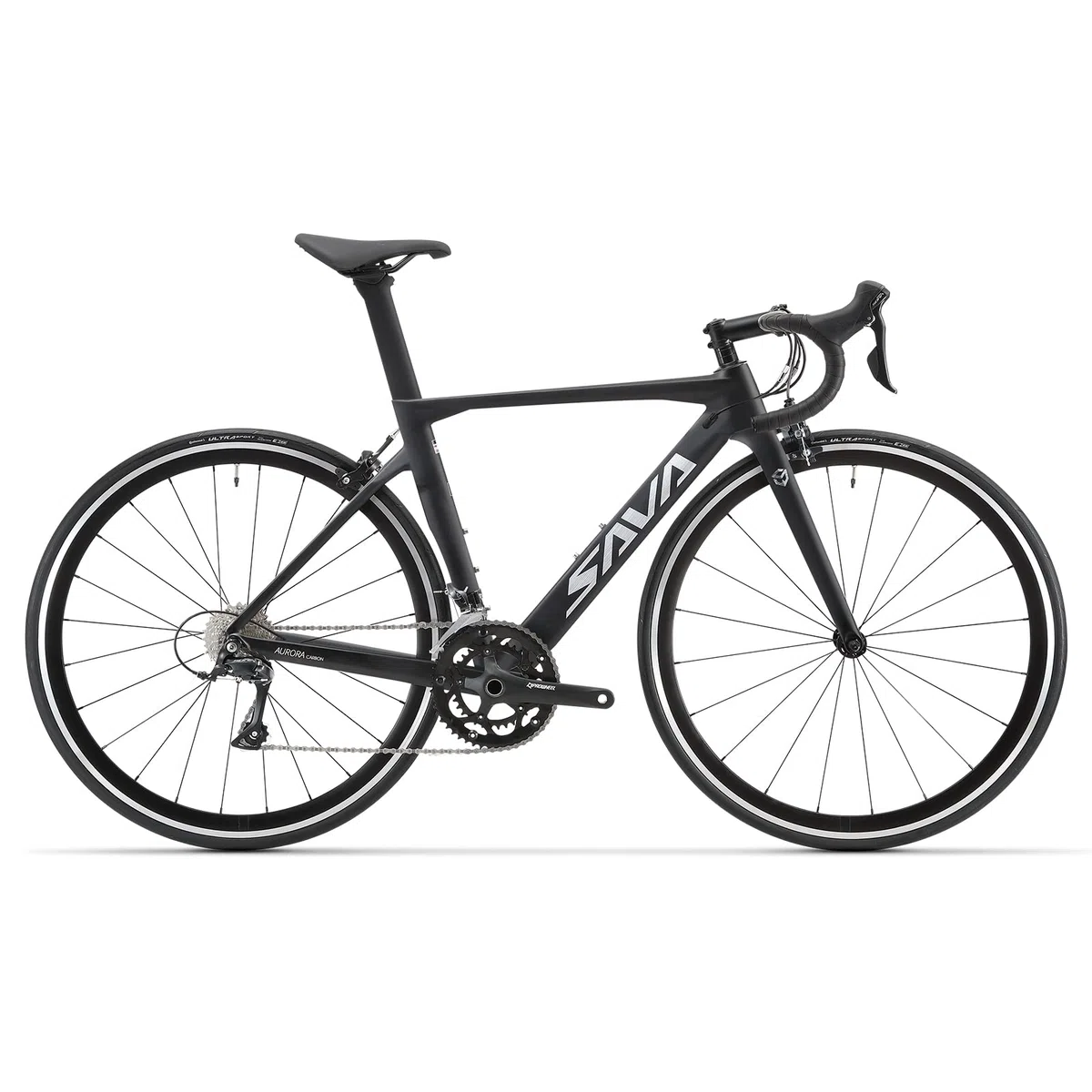 SAVADECK Bicicleta de Carretera de Carbono, Bicicleta de Carretera Warwinds3.0 700C de Fibra de Carbono con Shimano Sora 3000 18S, Neumáticos 25C y Freno Double V.