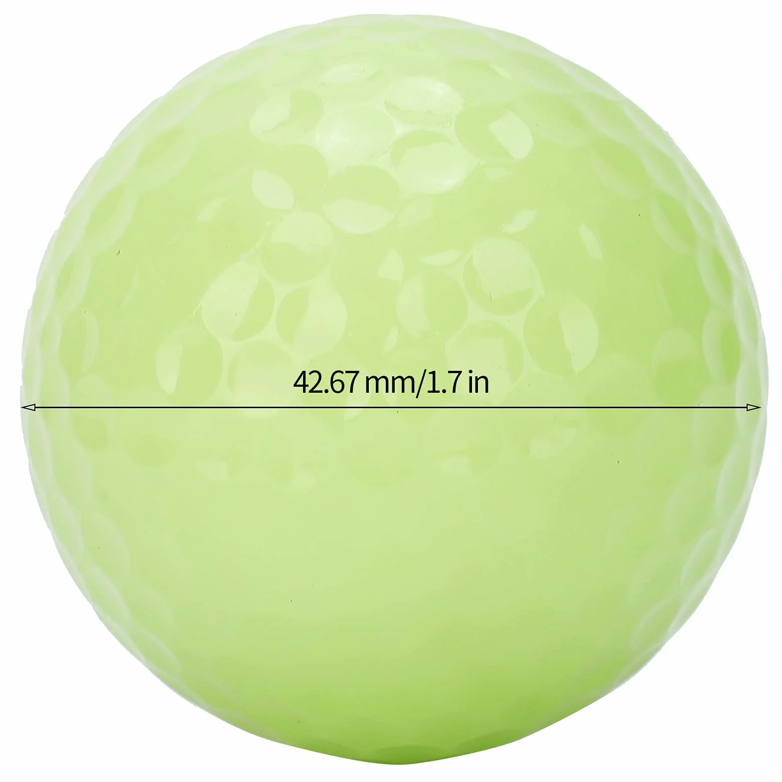 Alomejor 12 Piezas de Bolas de Golf Luminosas, Bolas de Golf Luminosas, Pelota Flotante de Golf, Golf Nocturno