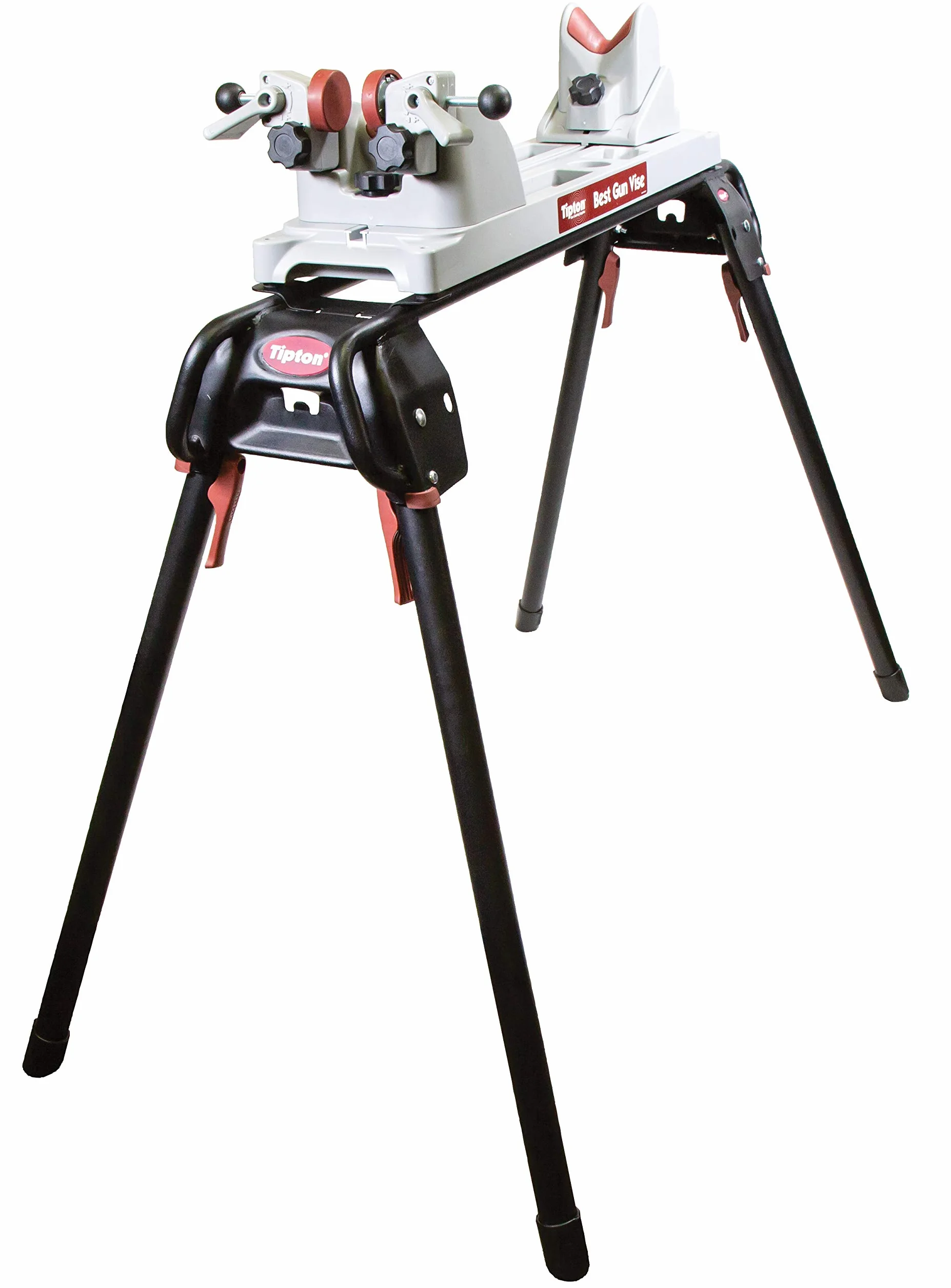 Tipton Soporte universal para mantenimiento de armas con diseño resistente, ligero y plegable para disparos y armería