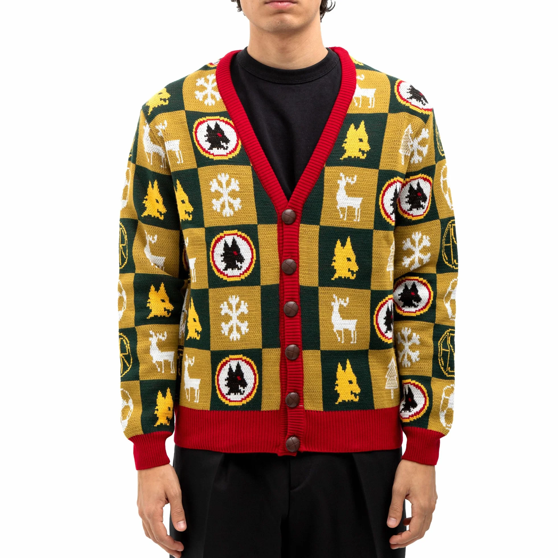 AS Roma As Roma Christmas Cardigan Suéter cárdigan Unisex Adulto (Pack de 1)